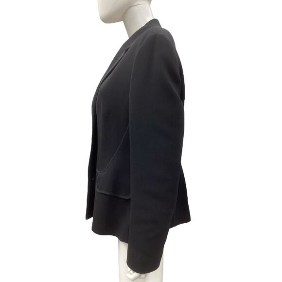 Laurèl Blazer Women’s Size 12 Beautifully Tailored 100% New Wool Classic Black - Picture 3 of 5